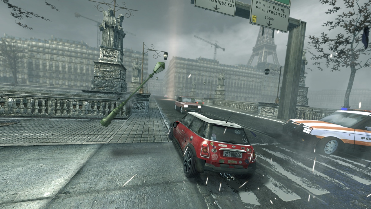 The Bourne Conspiracy Zaujmavm spestrenm gameplayu je automobilov nahaka v Pari.