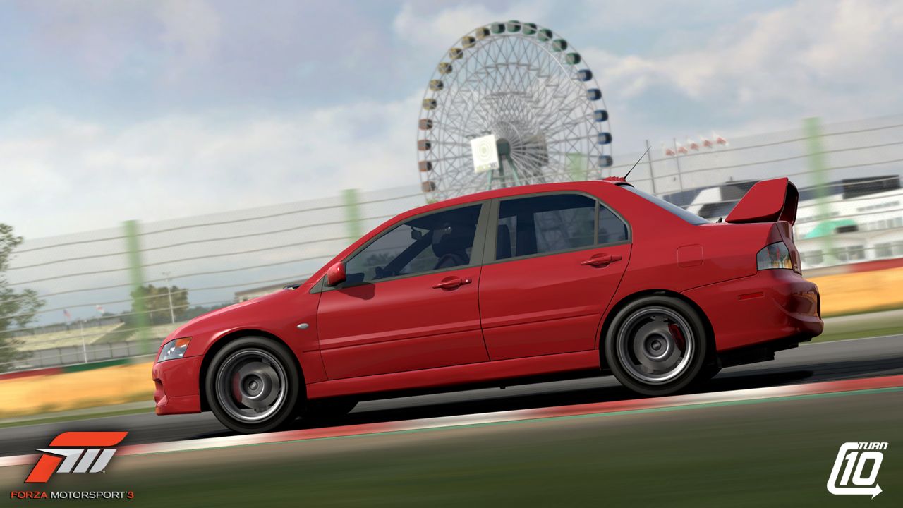 Forza Motorsport 3 Kad jedno auto m in zvukov prejav a inak sa sprva na trati.