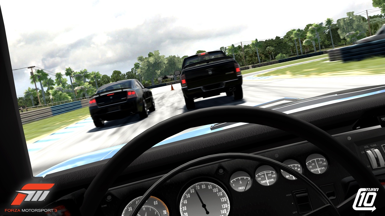Forza Motorsport 3 Interir vozidiel by potreboval viac detailov, aby bol vierohodn.