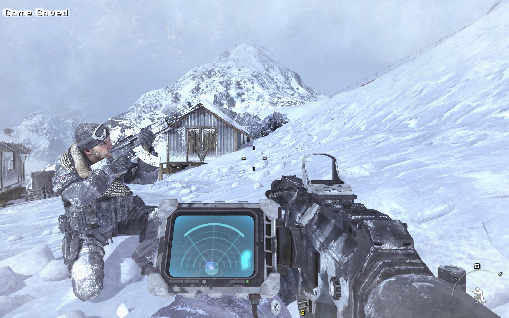 Call of Duty: Modern Warfare 2 Čakajte sériu zasnežených misii.