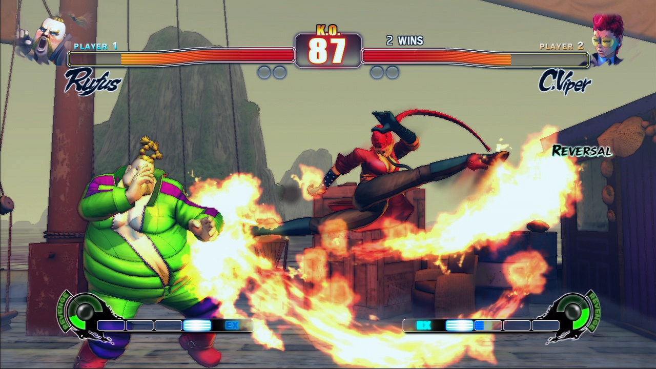 Street Fighter IV Tlst Rufus sce psob nemotnorne, ale schopnost m viac, ne ktokovek in.