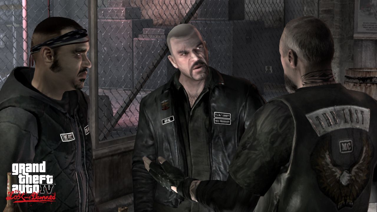 Grand Theft Auto IV: The Lost and Damned Vina diskusi nie je samoelnch, ale naopak kovch pre rozvoj charakterov.