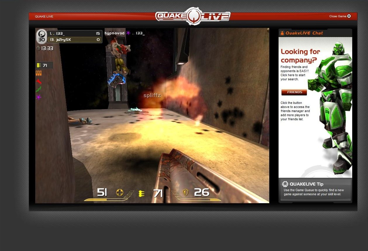 Quake Live Skkanie bolo v Quake hrch vdy dleit
