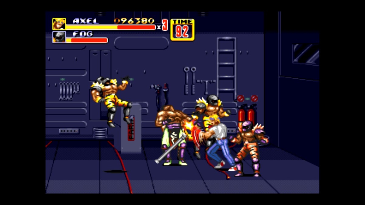 SEGA Mega Drive Ultimate Collection Mnoh modern bojovky by sa mohli ui od mltenia tony nepriateov v Streets of Rage.
