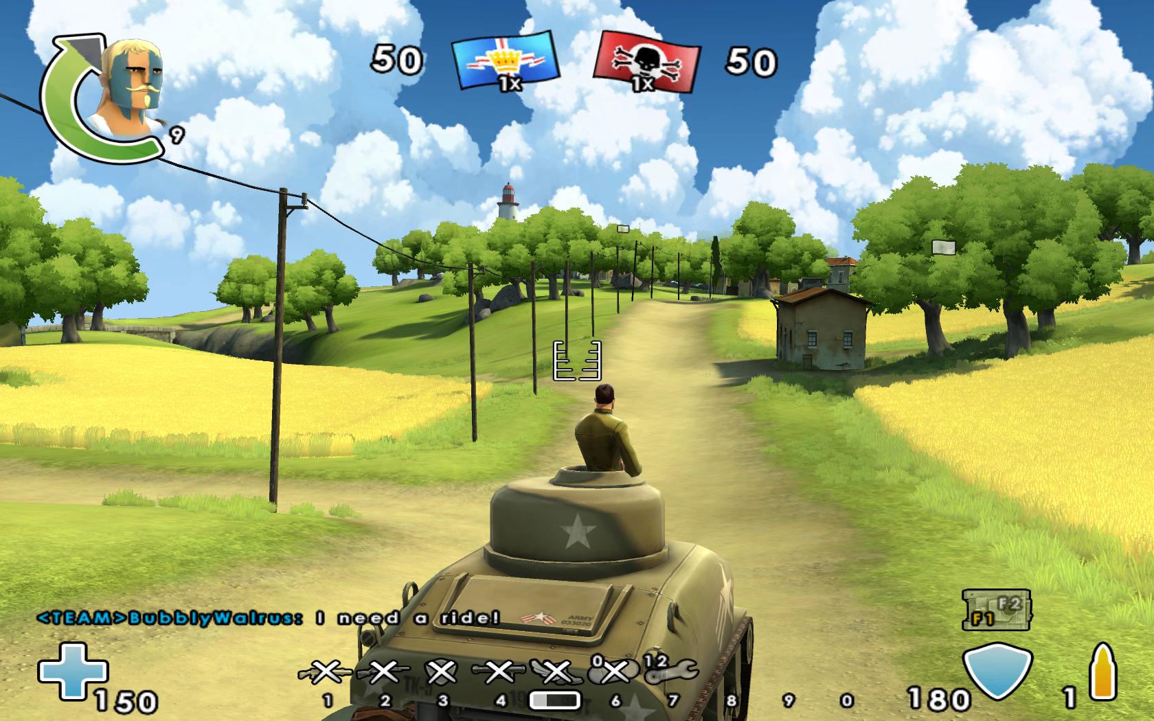 Battlefield: Heroes Tank je mocn zbra, navye ke ho riadite spolu so spoahlivm parkom.