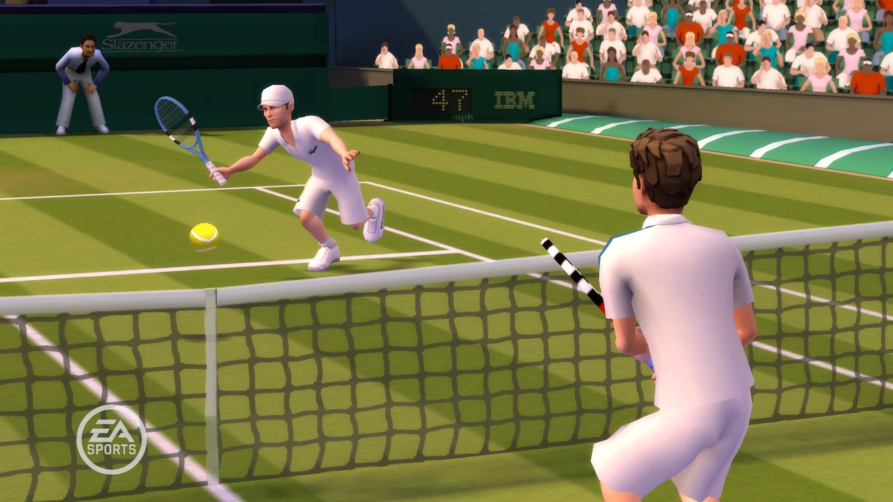 Grand Slam Tennis Hra na sieti je napnav, o nervy a vchodiskom z nej je vyui poriadny lob.