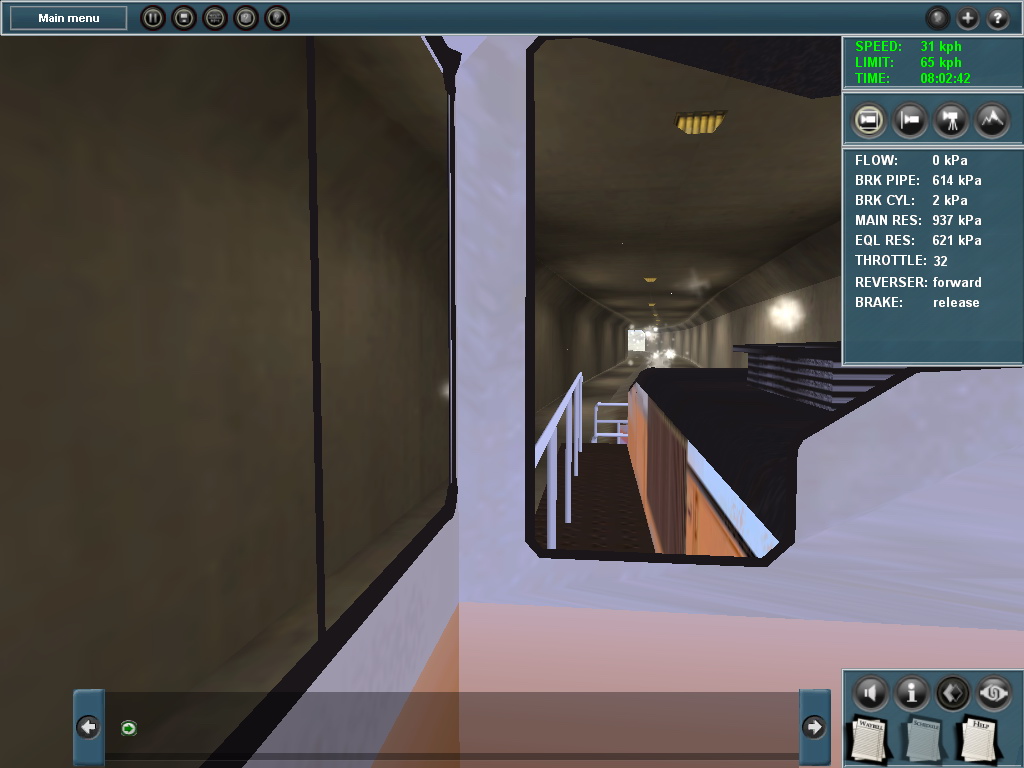Trainz Simulator 2009: World Builder Edition Jazda v tuneli.