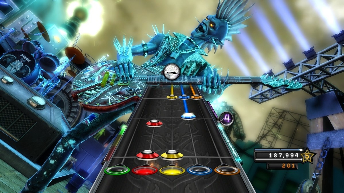 Guitar Hero: Warriors of Rock Prehnan tylizcia postv a celej hry me by u niekoho prekkou.