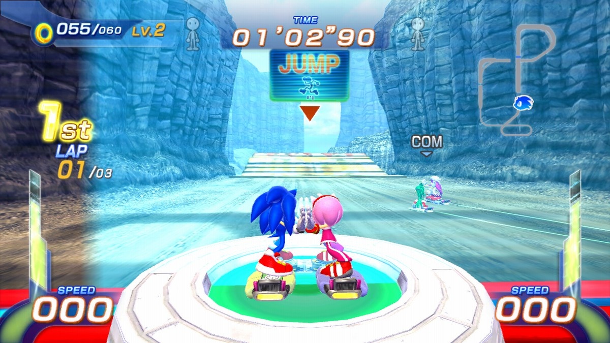 Sonic Free Riders Ani vo dvojici zbava nestpa.