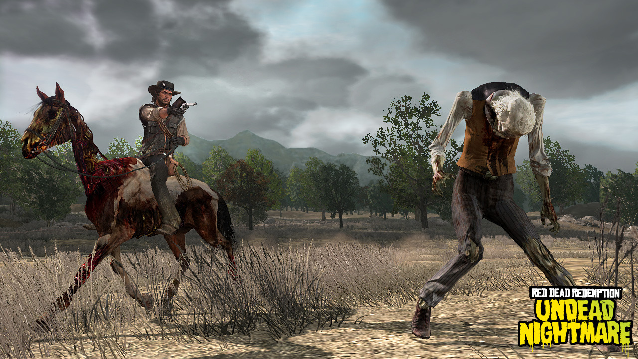 Red Dead Redemption: Undead Nightmare Ben dopravn prostriedky nahradili zombie kone.