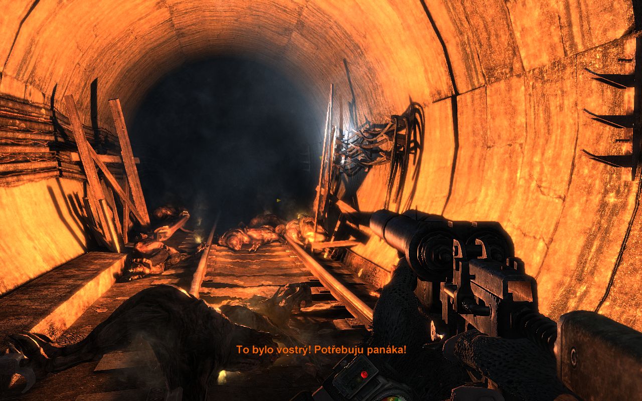 Metro 2033 Tunely metra... život ľudí v roku 2033.