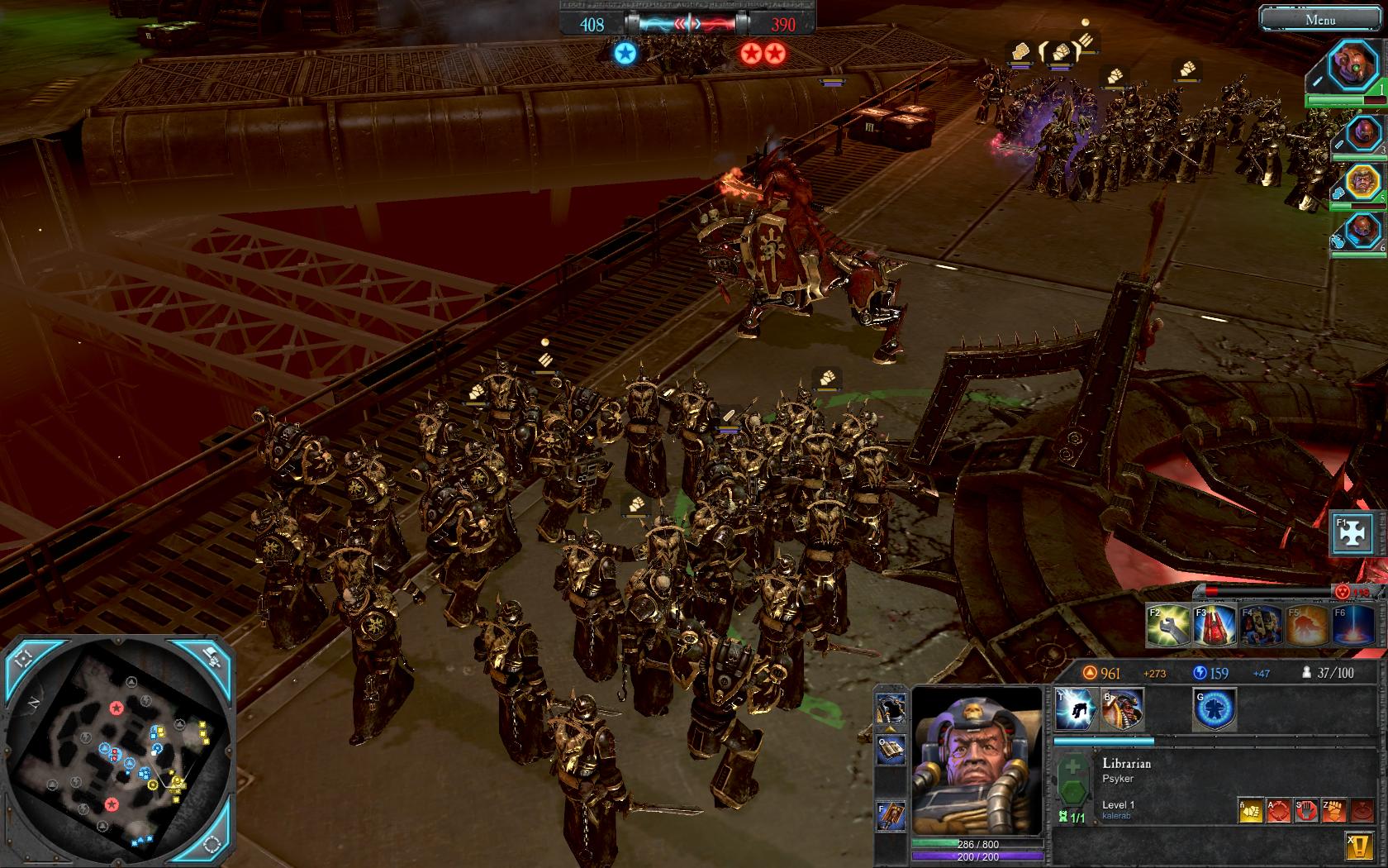 Warhammer 40K: Dawn of War II - Chaos Rising Chaos Rising, librarian is watching.