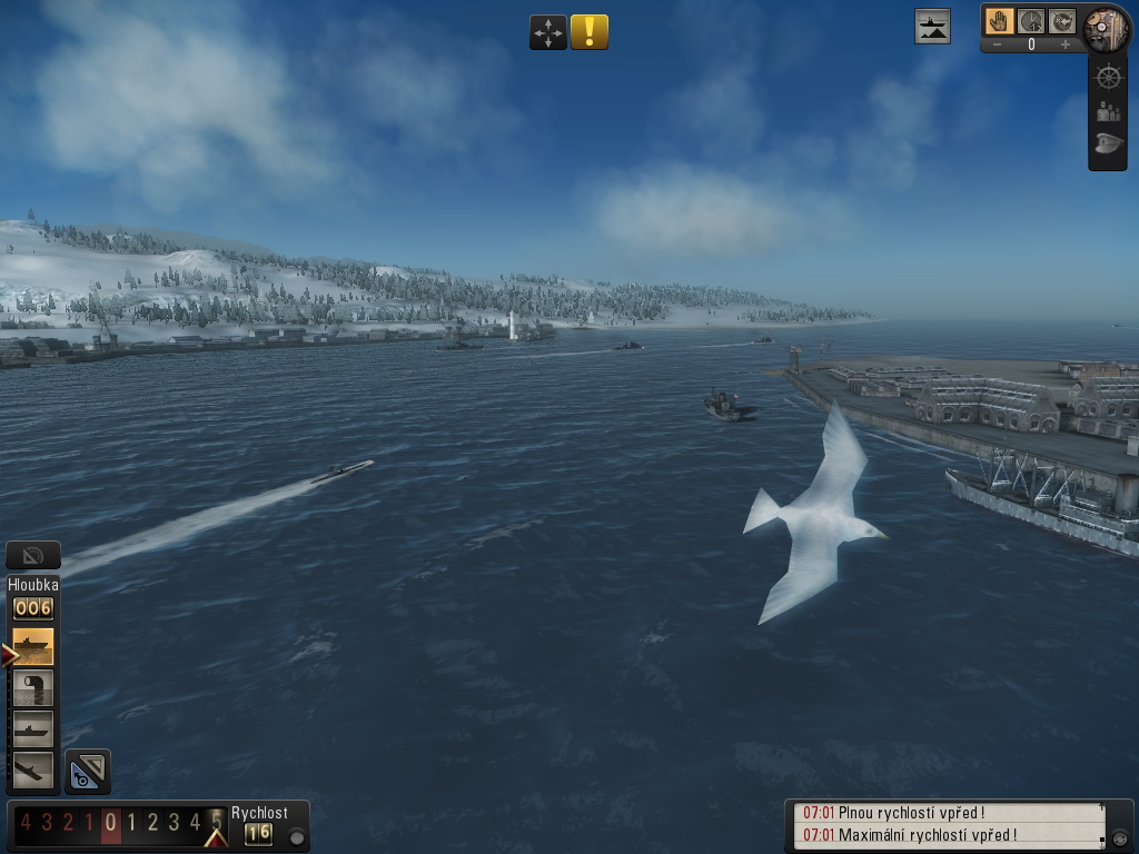 Silent Hunter 5: Battle of the Atlantic Slnieko, vtiky, ponorka, no proste idylka.