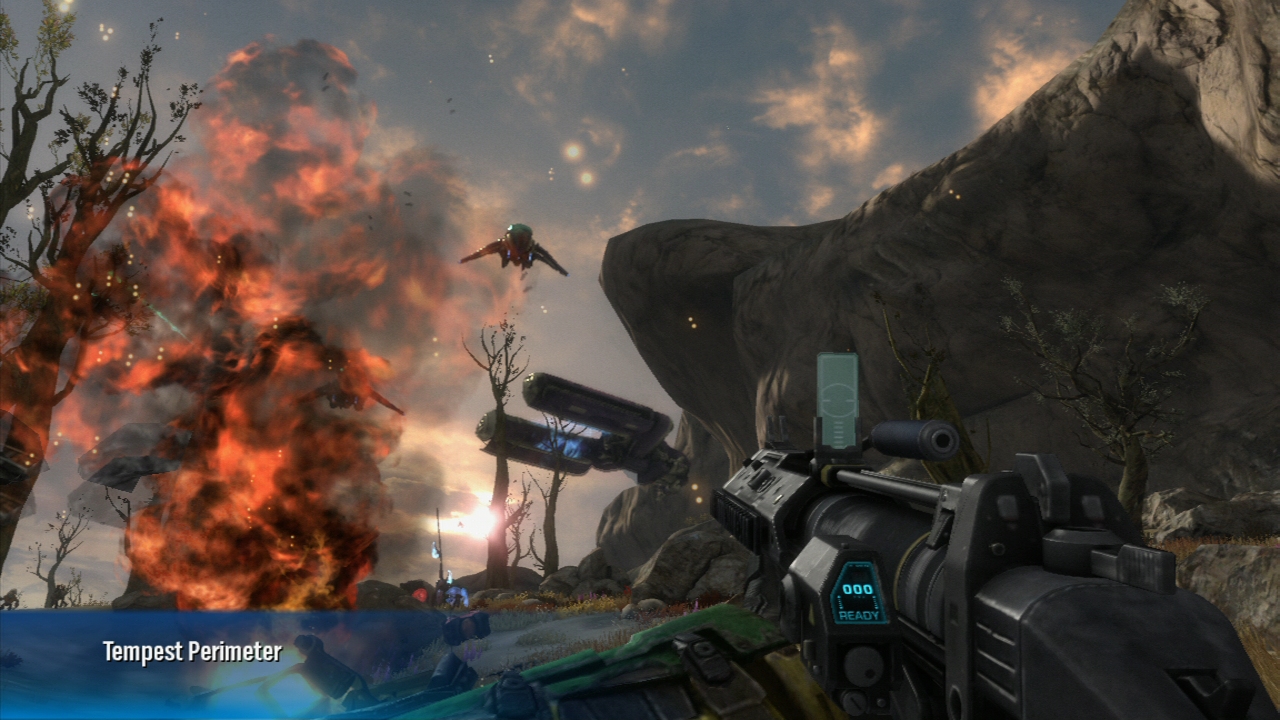 Halo: Reach Grafika je vylepšená, pribudli efekty, detaily a zvýšilo sa rozlíšenie.