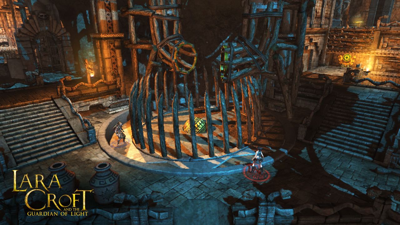 Lara Croft and the Guardian of Light Masvne gule treba dosta do jednej centrlnej miestnosti.