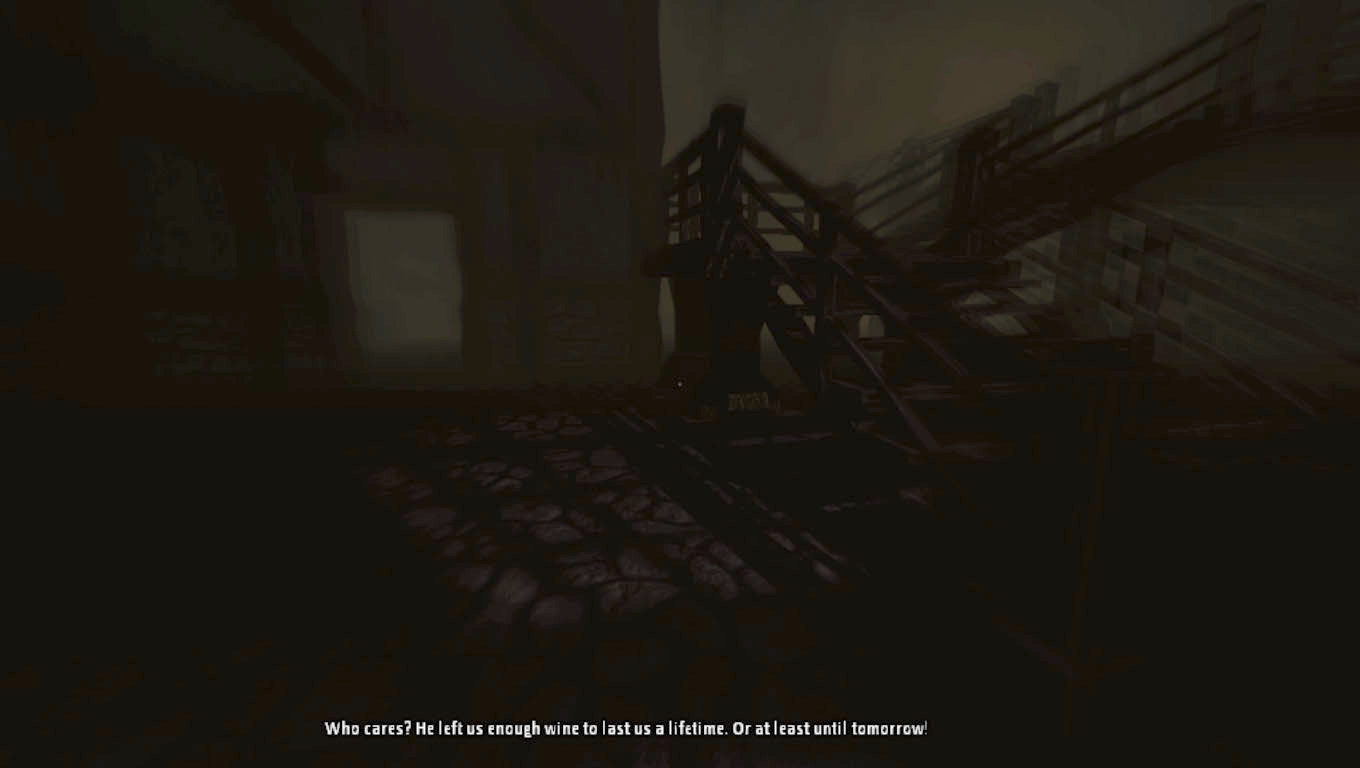 Amnesia: The Dark Descent Pokrútená realita zodpovedá stavu hráča a postavy.