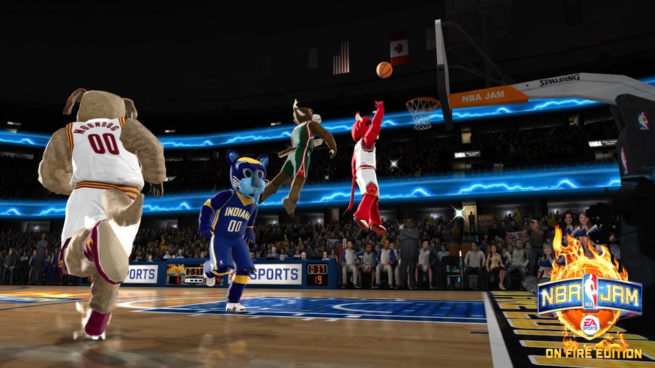 NBA JAM: On Fire Edition Basketbalov obludrium.