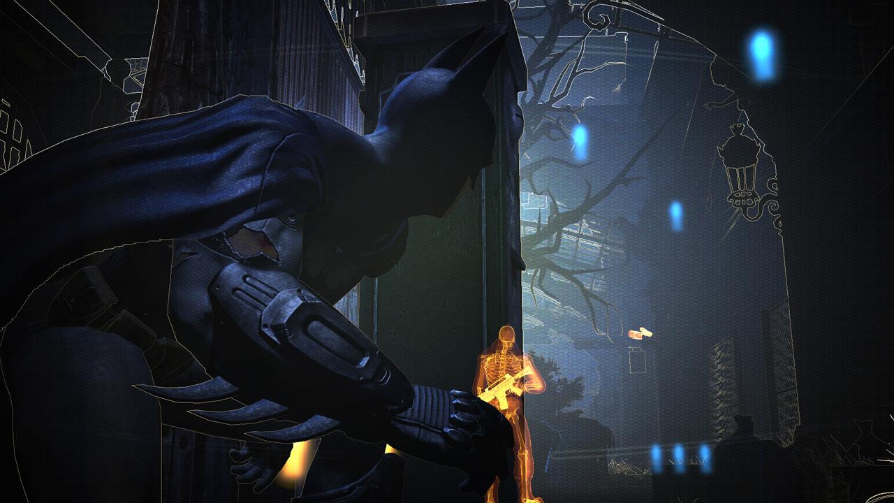Batman: Arkham City Vďaka Detective módu máte o situácii vždy dokonalý prehľad.