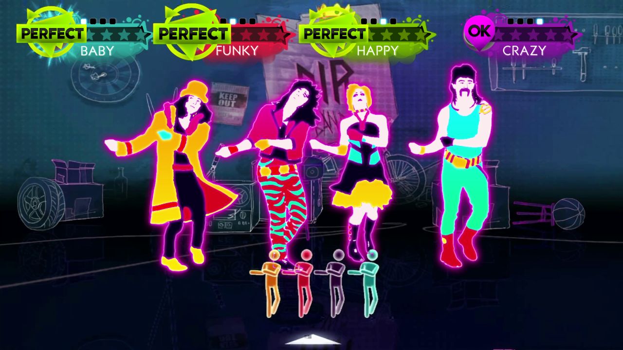 Just Dance 3 tvorica default mien hrov nem chybu, schvlne, kto z vs nechcel by v hre Funky?