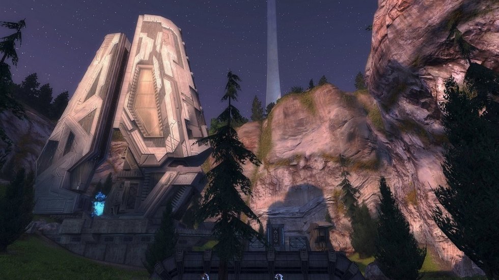 Halo: Combat Evolved Anniversary Niektor vonkajie lokality s skutone podaren.