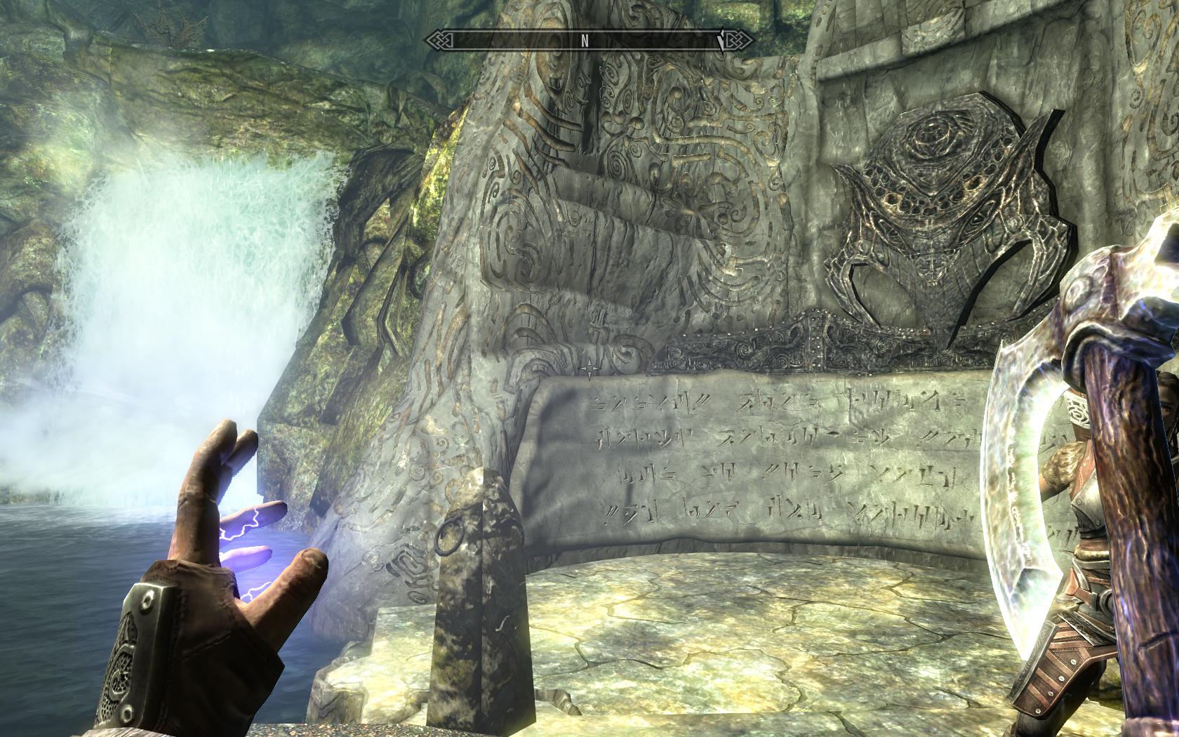 The Elder Scrolls V: Skyrim Slová sily, ktorými si osvojíte dračie schopnosti, väčšinou nájdete na kamenných stenách.