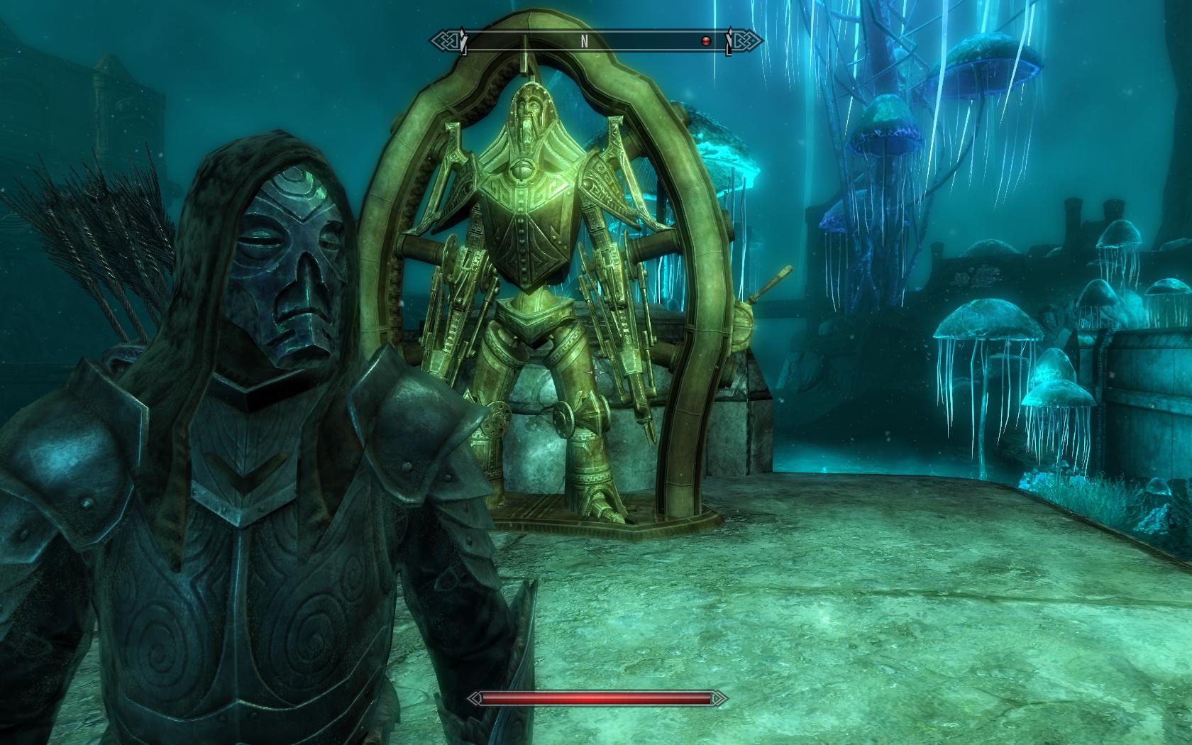 The Elder Scrolls V: Skyrim Príležitostne sa ocitnete v exotickom prostredí a možno aj s maskou na tvári.