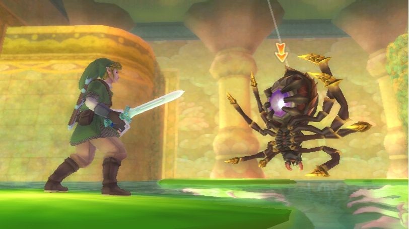 The Legend of Zelda: Skyward Sword Najskr zisti, kde je slab miesto a potom a do ivho.