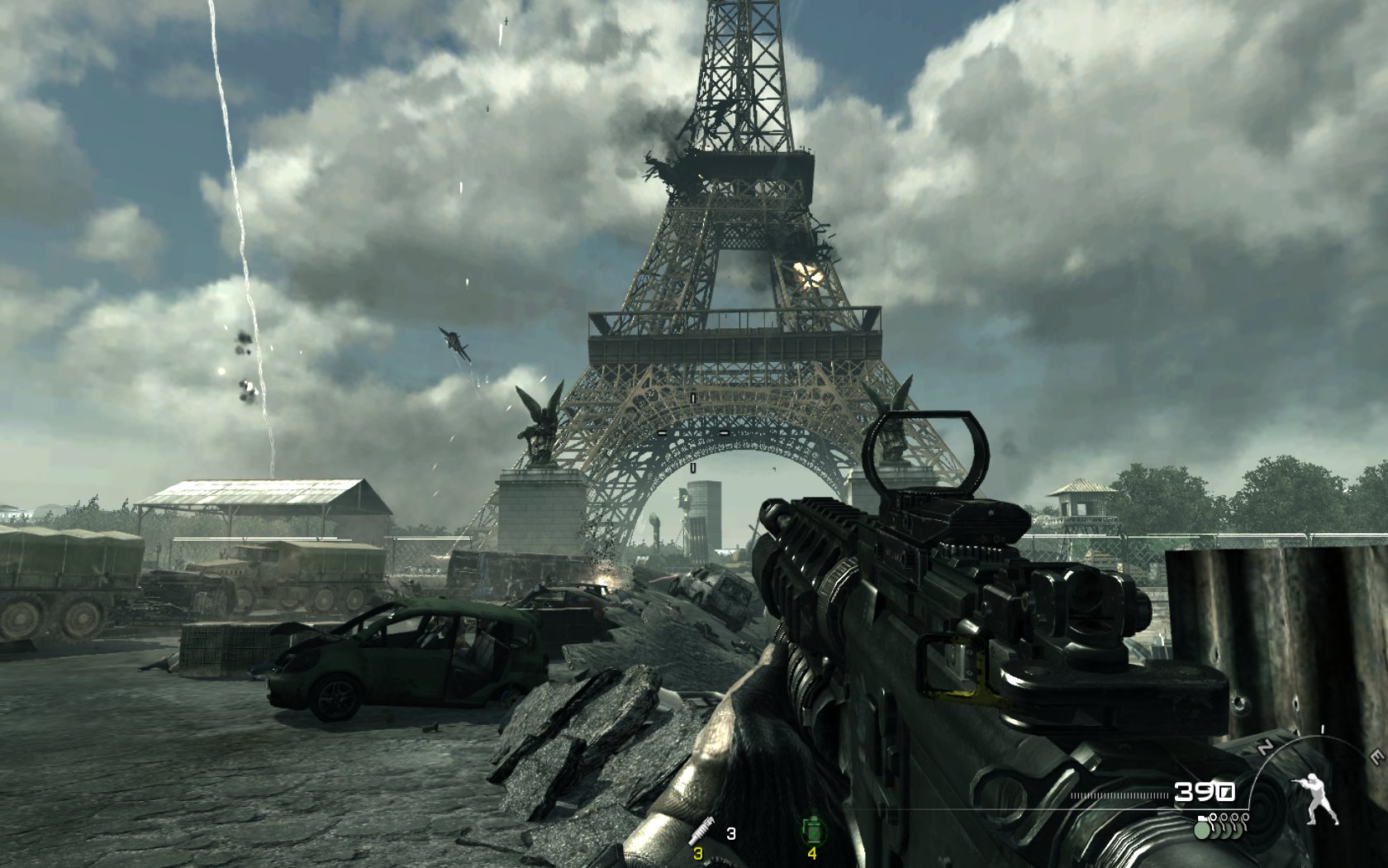 Call of Duty Modern Warfare 3 Ke uvidte Eiffelovku, je vm jasn, e mus padn.