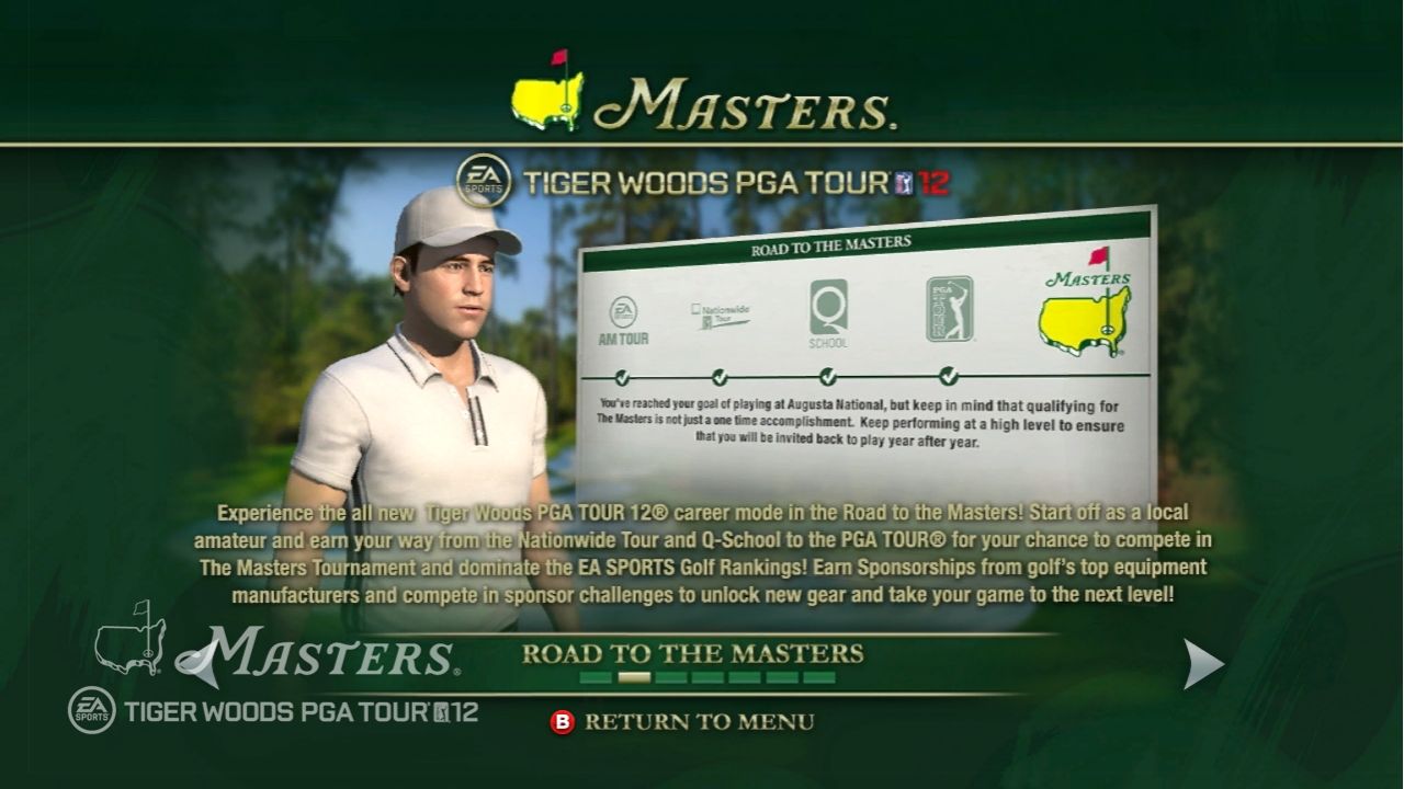 Tiger Woods PGA Tour 12: The Masters Vyten turnaj je tu a s nm desiatky hodn hracieho asu, km sa k nemu dostanete.