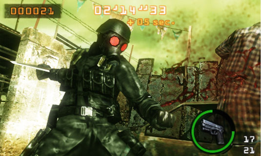 Resident Evil: Mercenaries 3D Dostanete sa do znmych prostred.