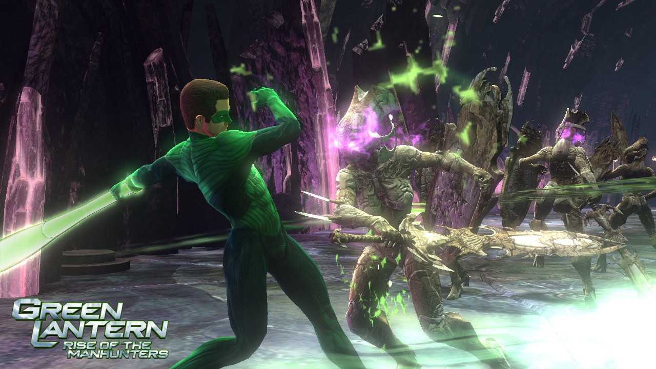Green Lantern: Rise of the Manhunters Miera brutality je vsostne komiksov, iadne jatky a la God of War vo fantasy neprdu.