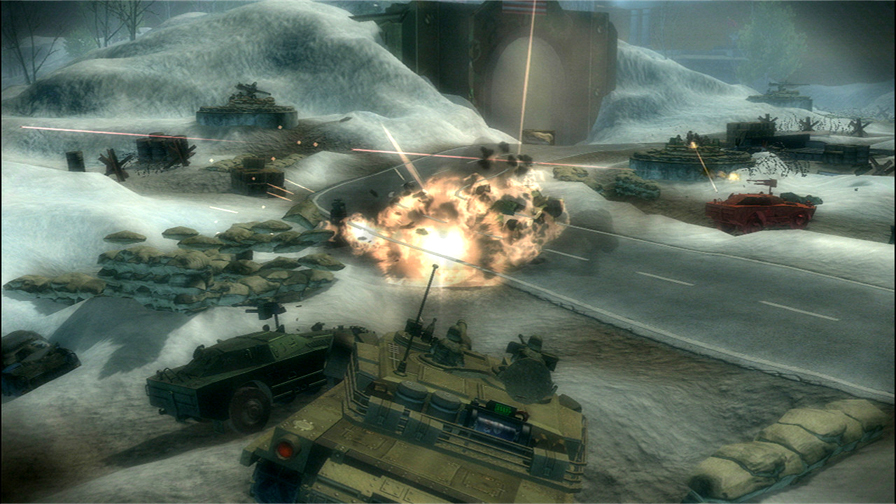Toy Soldiers: Cold War Tankami si podrobíte bojisko.