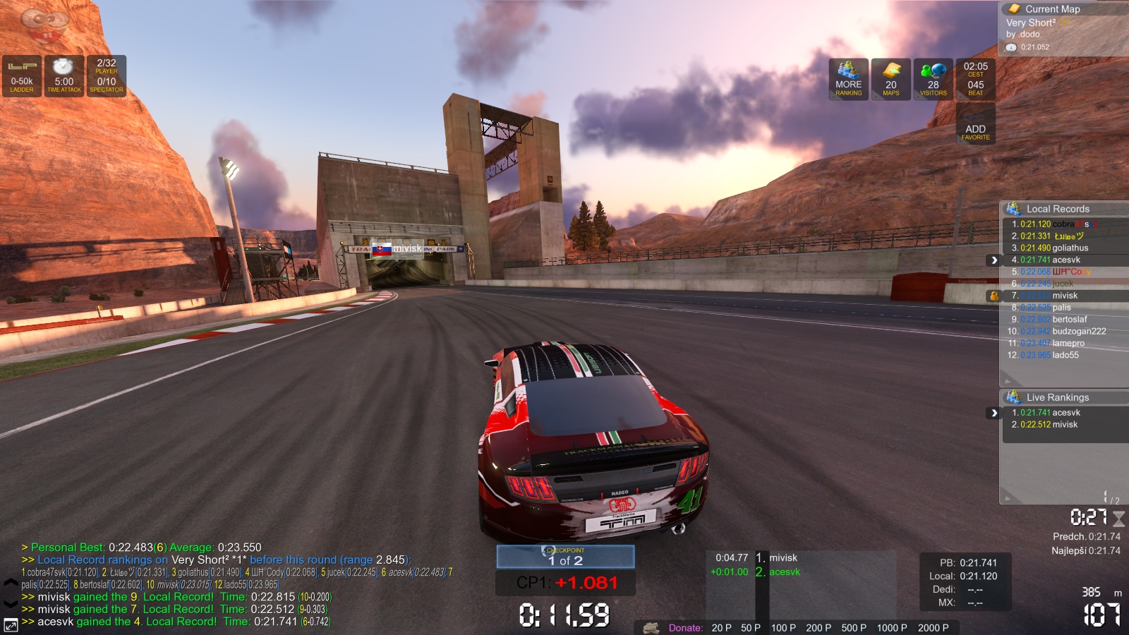 TrackMania 2 Canyon O hru sa ukkovo star aj slovensk komunita.