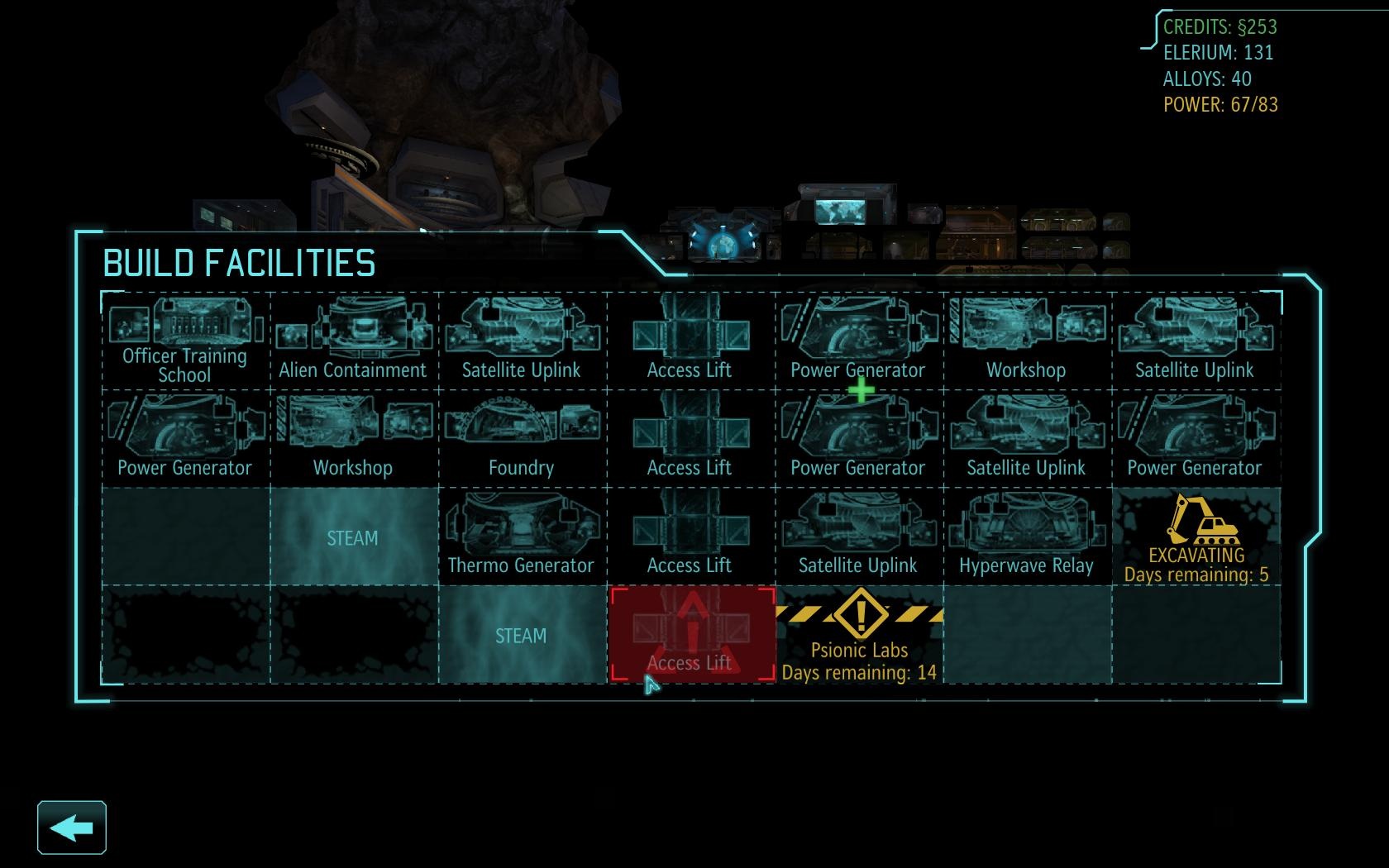 XCOM: Enemy Unknown Základňu treba neustále modernizovať rozširovať v podzemí.