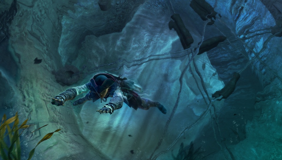 Assassin's Creed 3: Liberation Pase pod vodou s hadanm artefaktov patria medzi tie najzaujmavejie lohy.