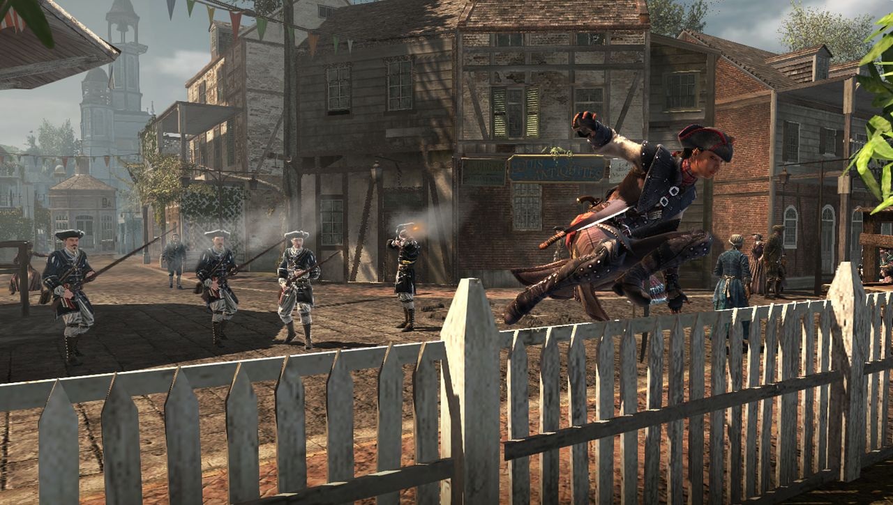 Assassin's Creed 3: Liberation V New Orleans mete s kamkovek a venova sa aj vedajm lohm, ktorch vak nie je vea.