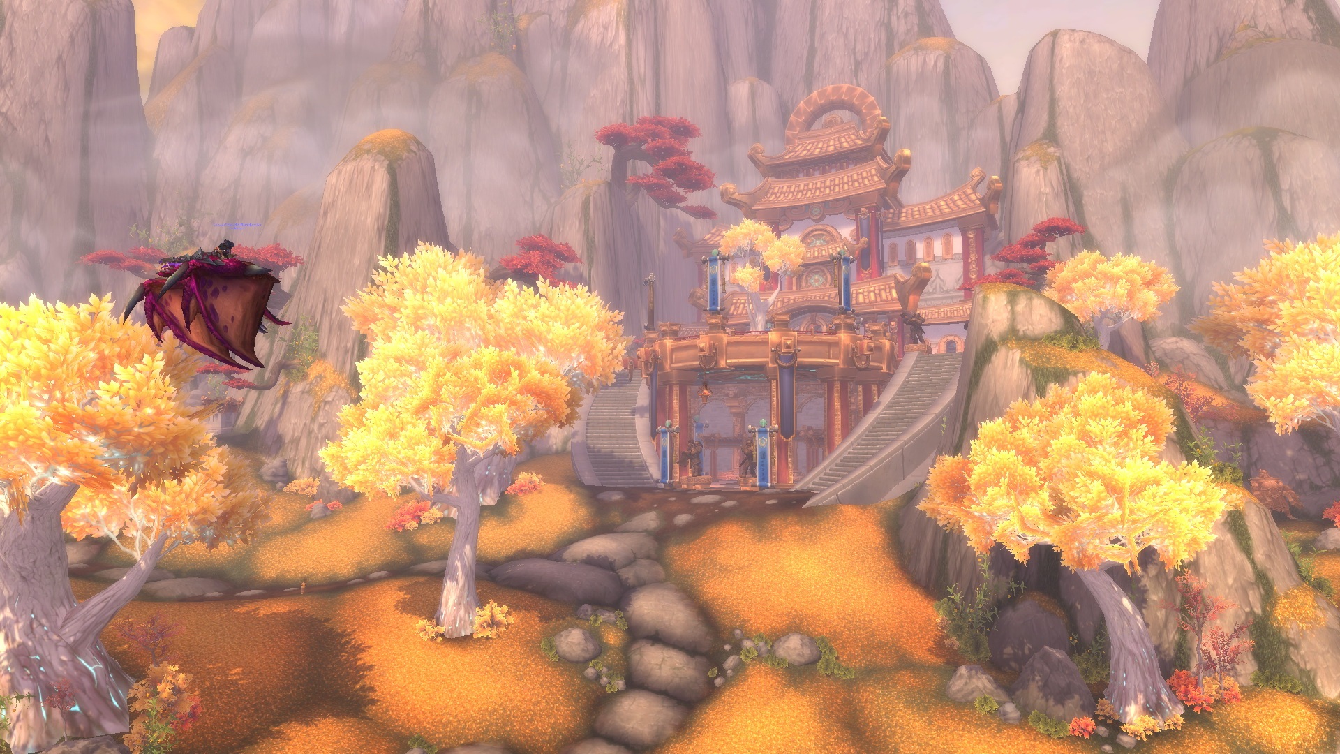 World of Warcraft: Mists of Pandaria Vae toisko pre Alianciu na kontinente Pandarie: Shrine of Seven Stars.