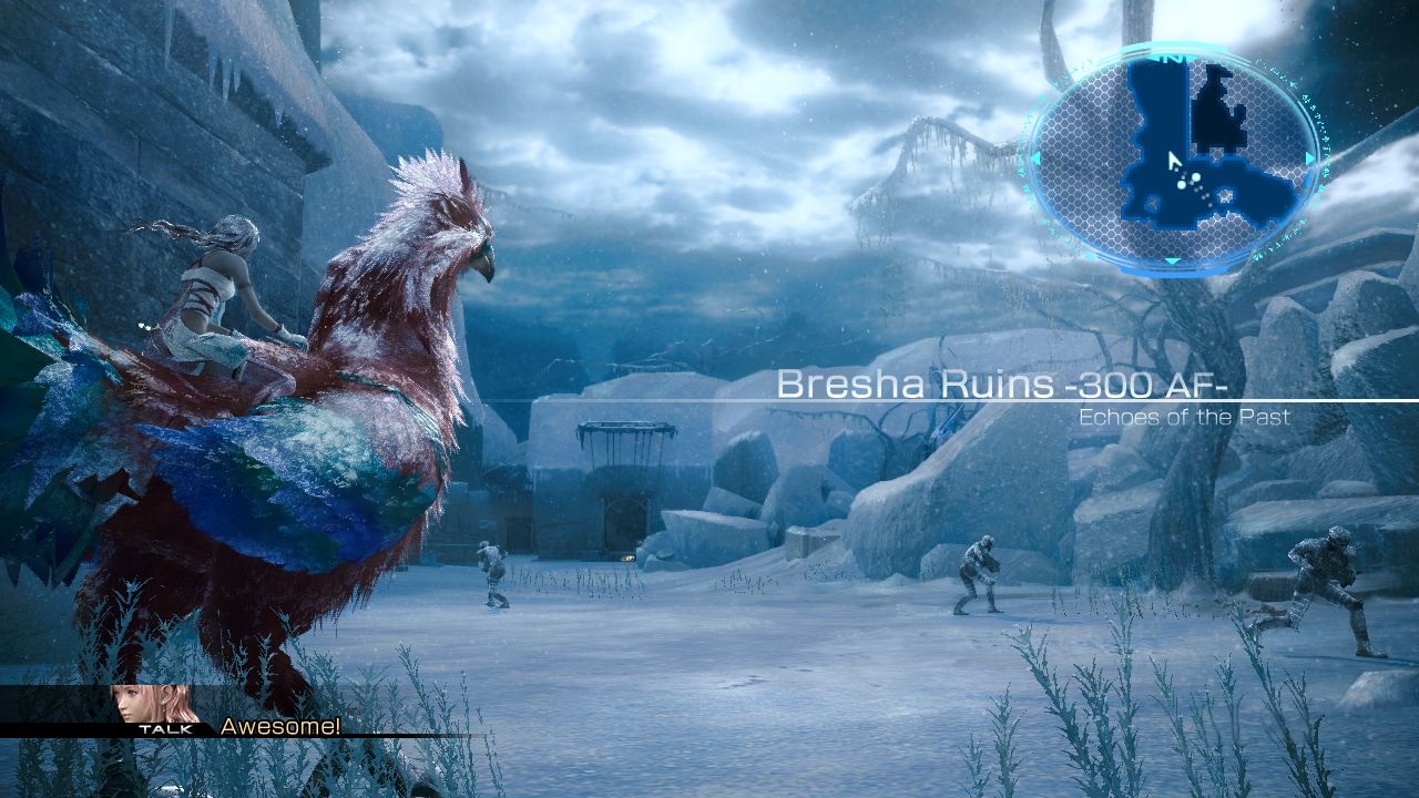 Final Fantasy XIII-2 V Bresha Ruins strvite vek porciu hry, a je to jedna z charizmatickch lokalt.