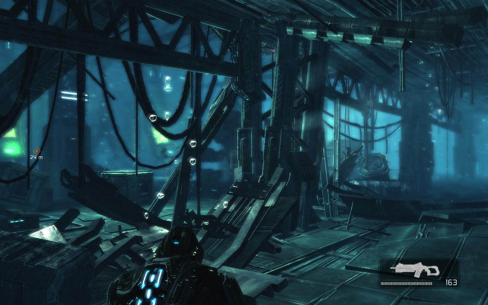 Deep Black: Reloaded Zrejme jedin ptav miesto v hre: prchod do podmorskej zkladne.