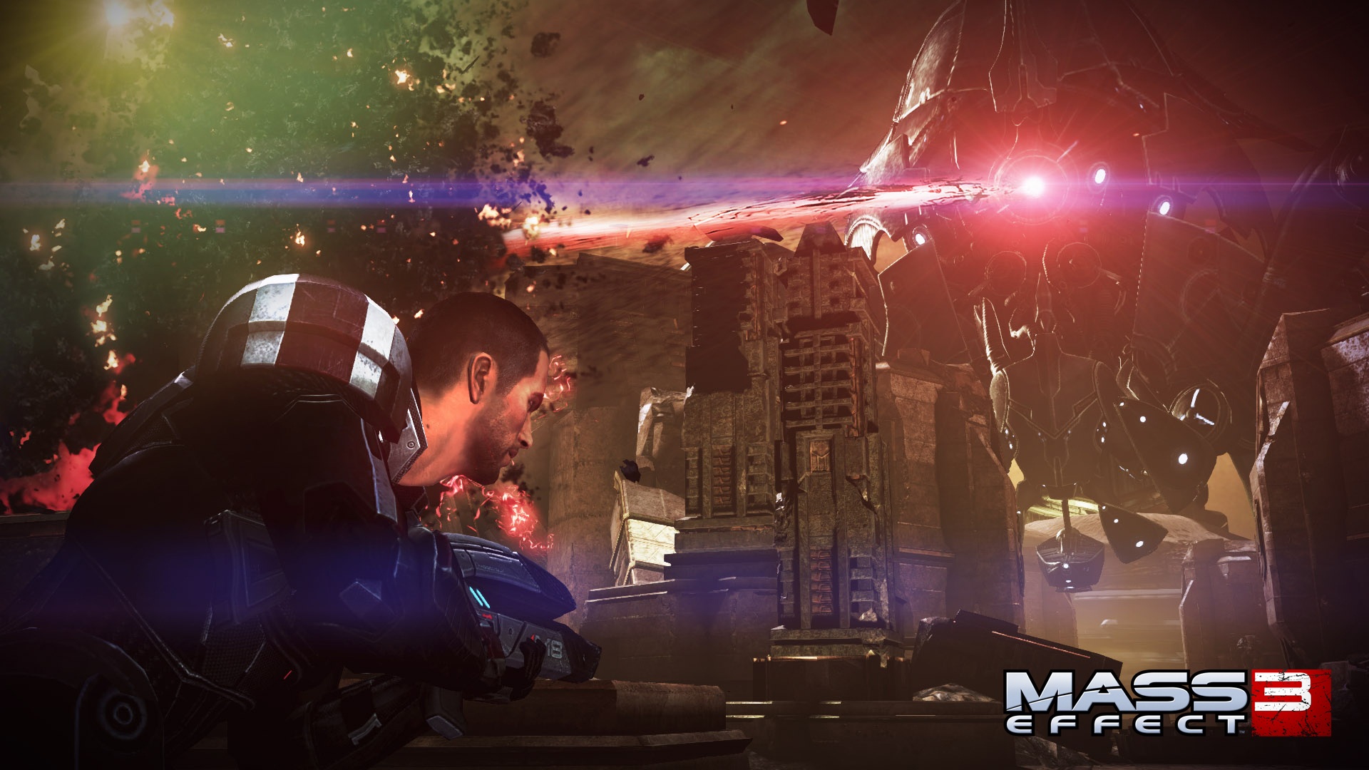Mass Effect 3 Nikto nepovedal, že to bude jednoduché. Reaperi trhajú planéty na kusy.