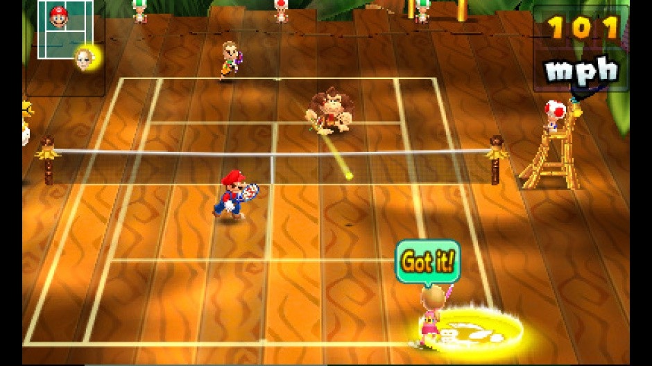 Mario Tennis Open Muste si vedie njs idelnu pozciu 