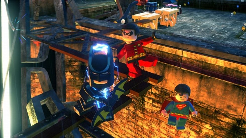 LEGO Batman 2: DC Super Heroes Kde si ostatn postaviky musia dva pozor, mu z ocele hravo prelet...