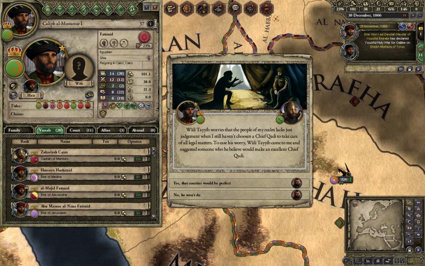 Crusader Kings II Pôvodná hra je o kresťanskej šľachte, prídavok prináša islamskú vieru.