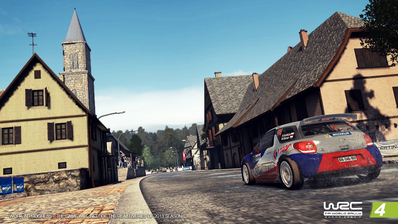 WRC 4 Obrzky ako z asopisu, no v hre mte dva pohady spoza volantu, jeden z kapoty, z nraznku a za vozidlom.