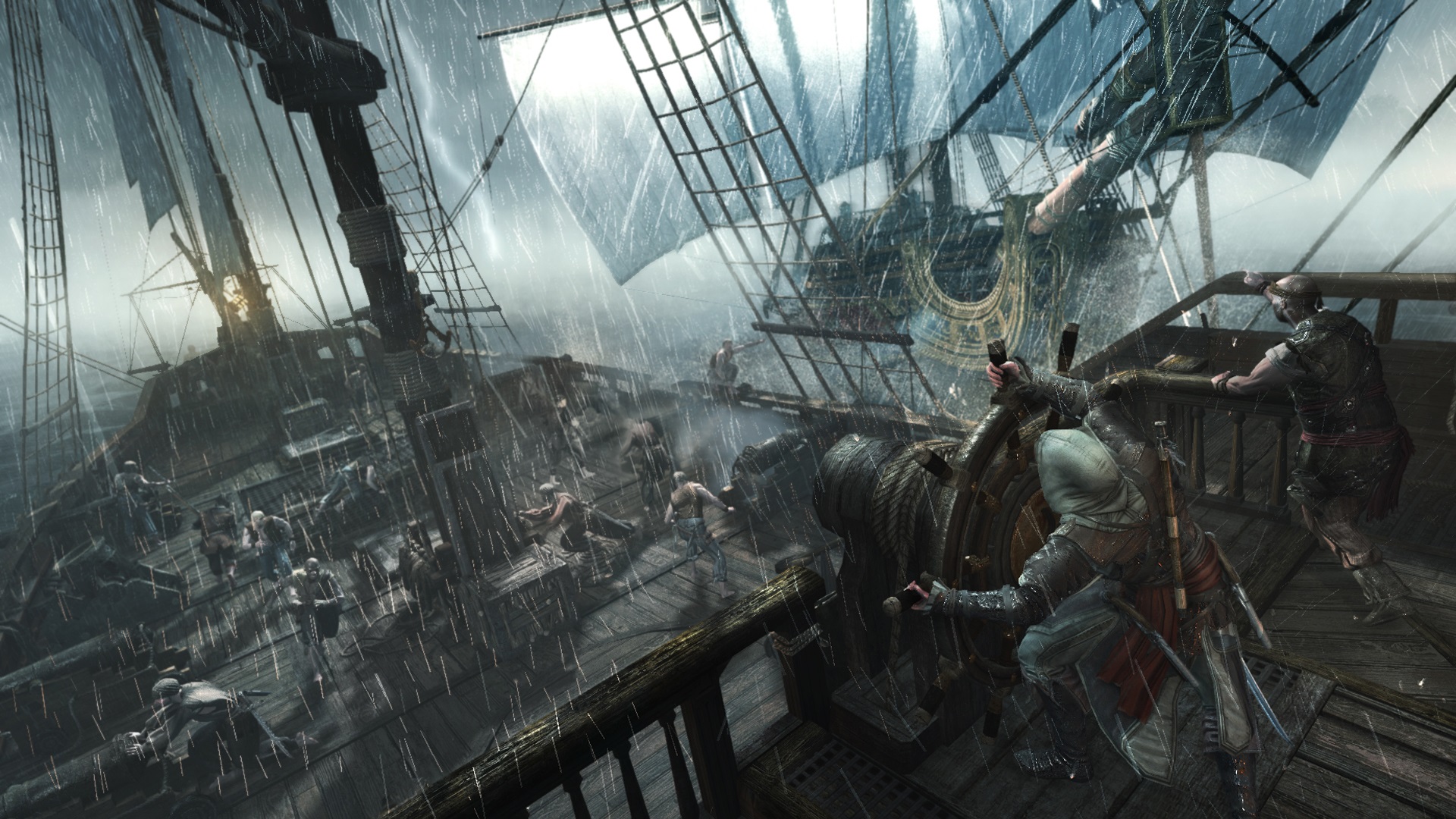 Assassin's Creed IV: Black Flag Námorné bitky nestratili nič zo svojho čara, len si teraz musíte dobre vybrať súpera, inak vás potopí.