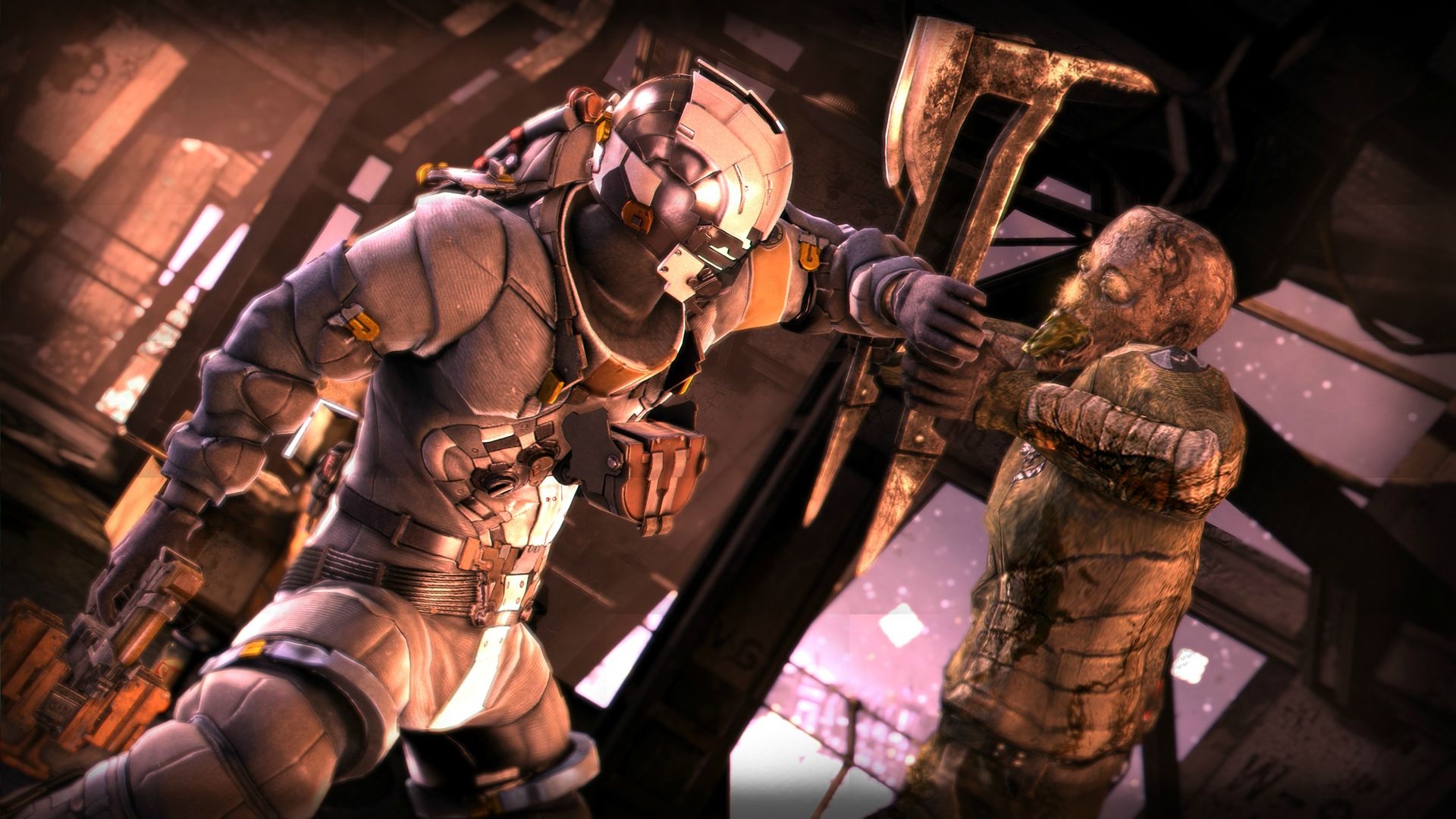 Dead Space 3 Autori si s vymanm nepriateov nelmali hlavy, prebudili 200 ronch dobyvateov so sekerami.