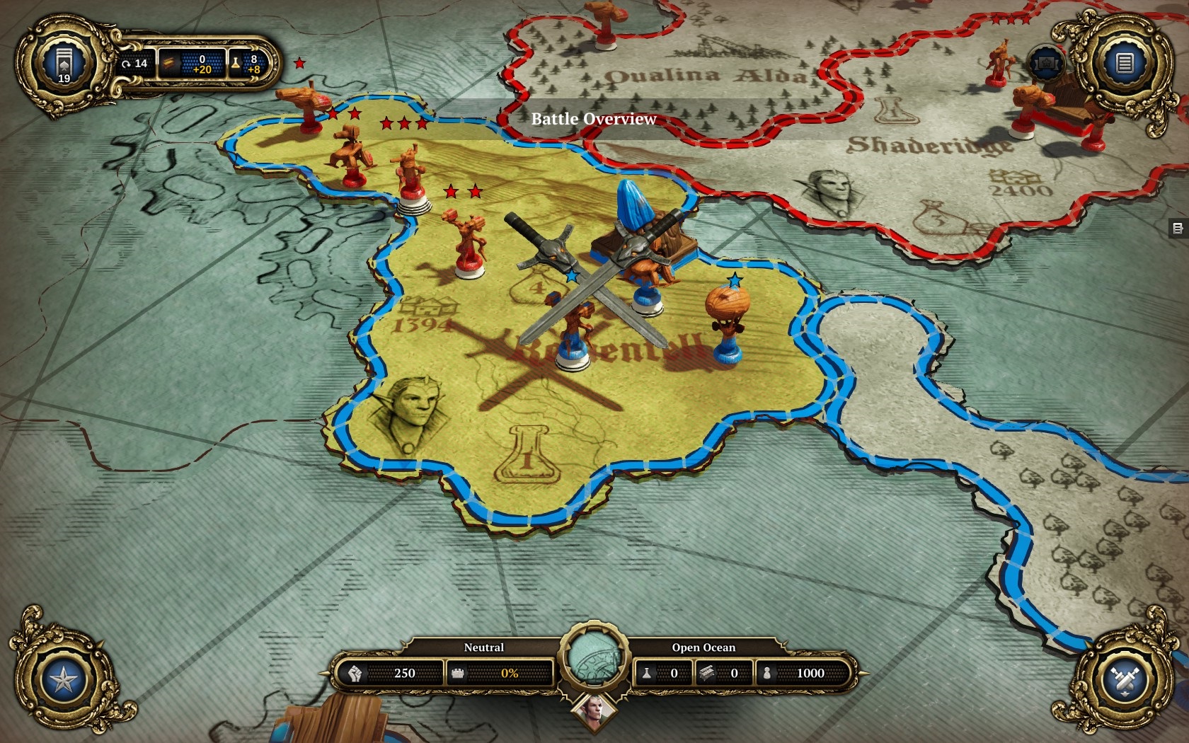 Divinity: Dragon Commander  Mapa aenia trochu pripomna Total War.