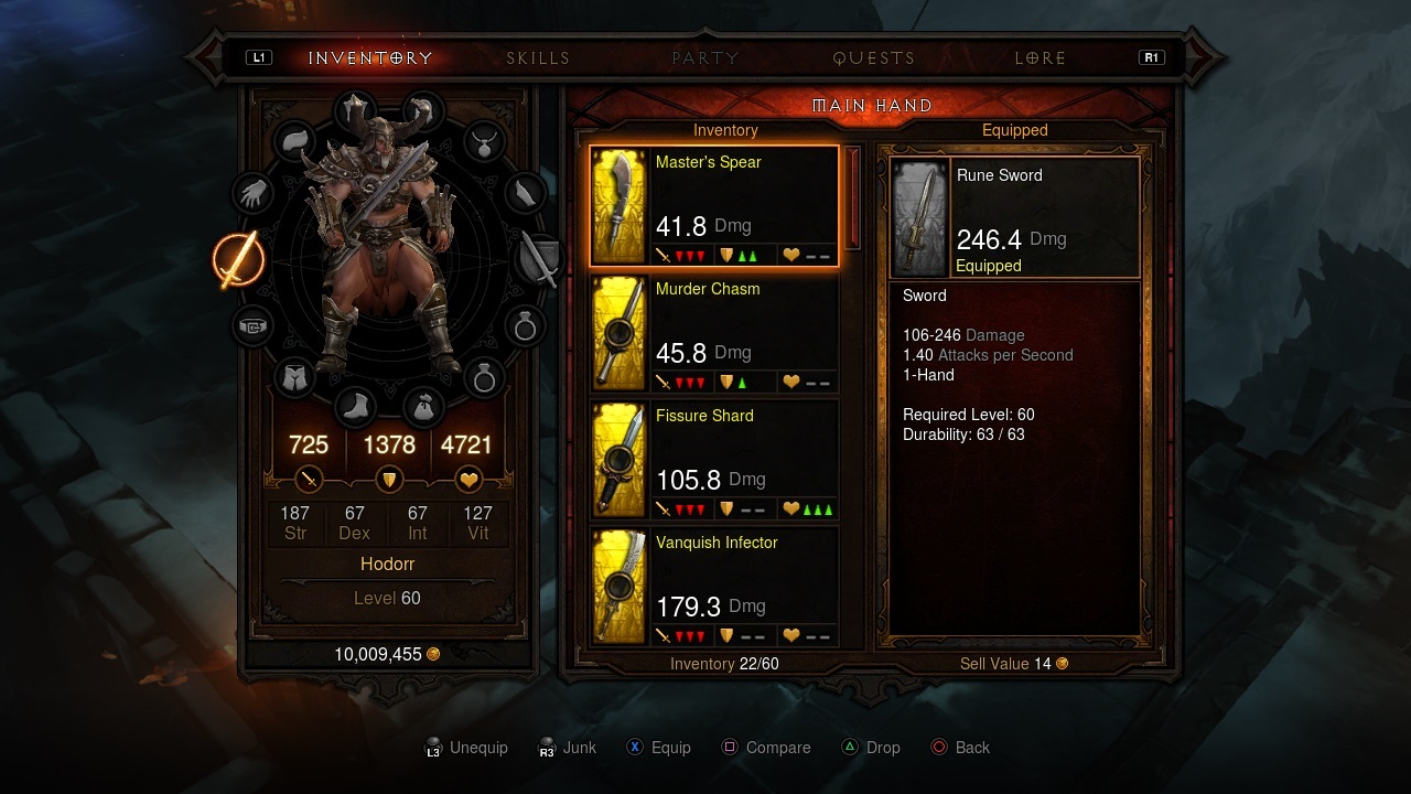 Diablo III Vlastnosti zbran zobrazte a po potvrden tlaidlom.