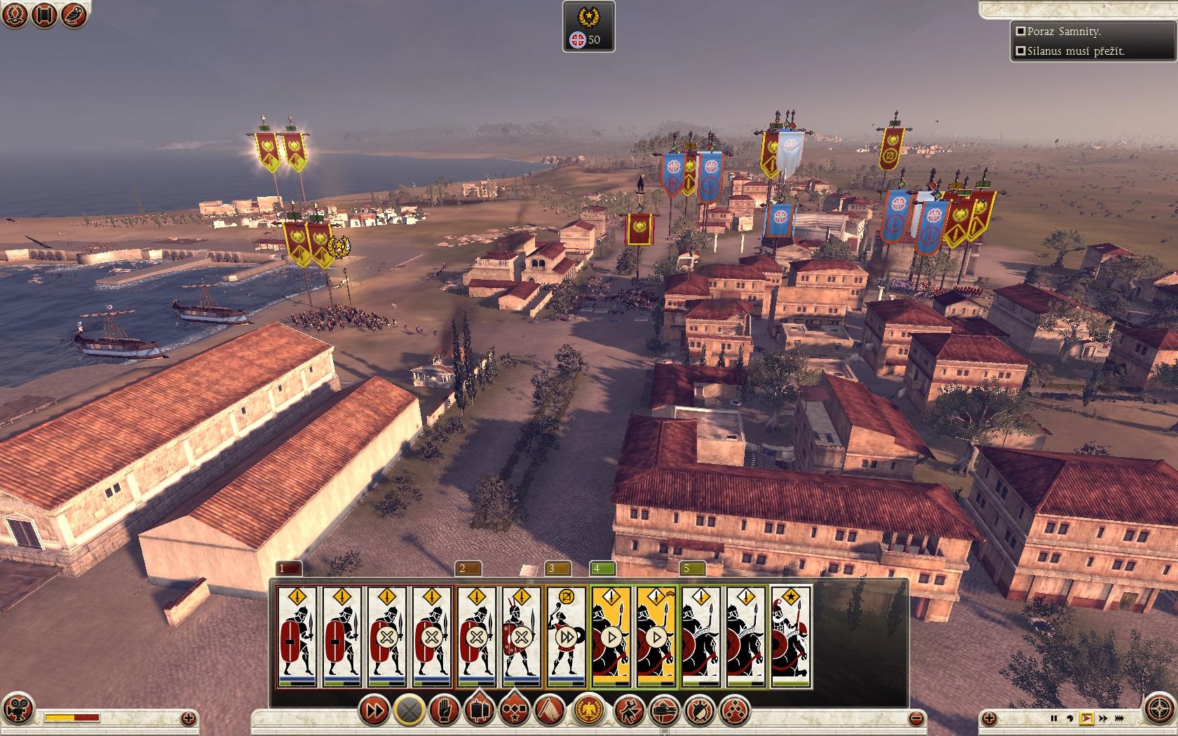 Total War: Rome II Obsadenie kľúčových bodov v mestách je skratkou k víťazstvu.