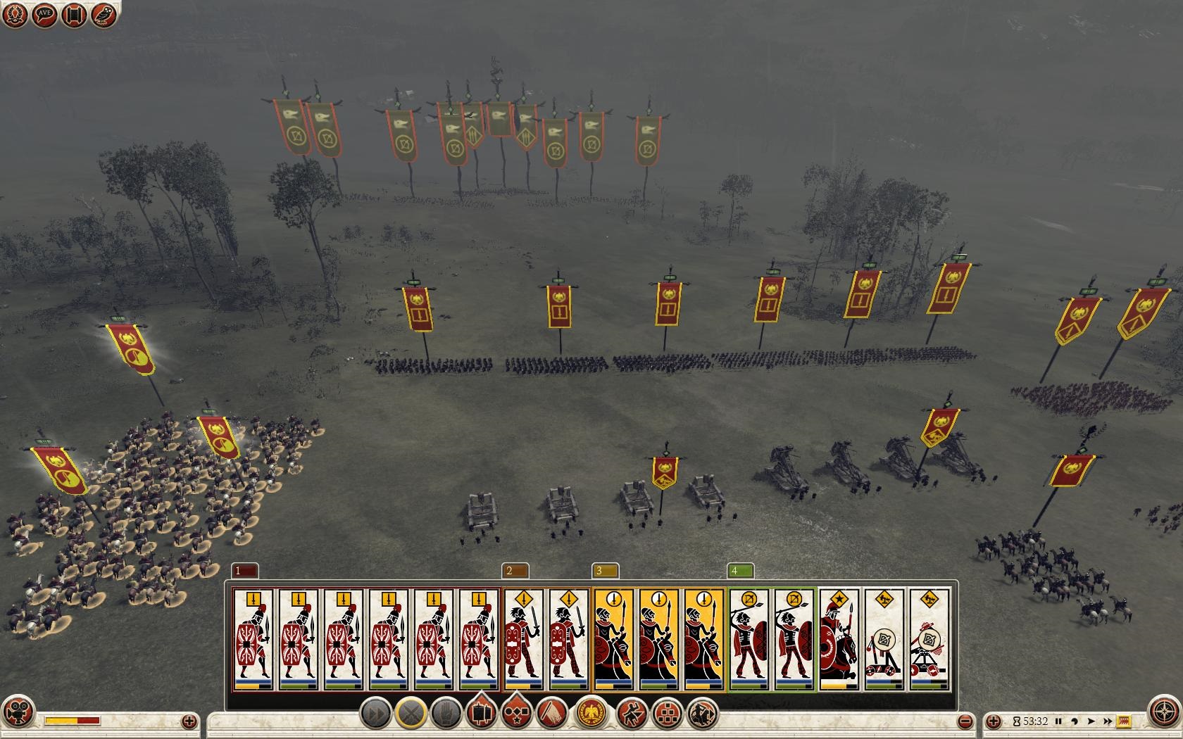 Total War: Rome II - Caesar v Galii Ron obdobia a zmeny poasia  vplvaj na rodu, ale aj podmienky na bojisku.